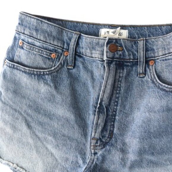 Madewell The Perfect Jean Shorts 30 High Rise Cutoff Vintage Casual - Picture 3 of 9